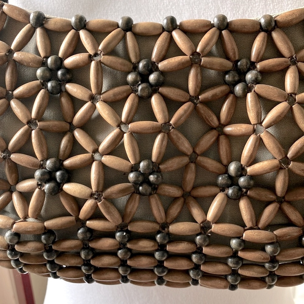 Nine West Cloth/Bead Small Shoulder Purse - Picture 2 of 12